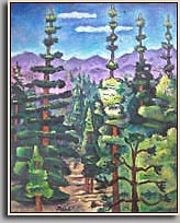 THE ROCKIES 2005 oil/canvas 30" x 24"